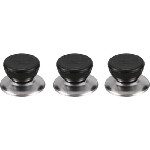 Cookware 3 Pieces Replacement Kettle Pot Lid Plastic Knob Black
