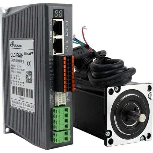 Lichuan EtherCAT bus closed-loop driver CL3-57H with Nema23 step motor 1.25N.M~2.2N.M closed-loop stepper motors kit