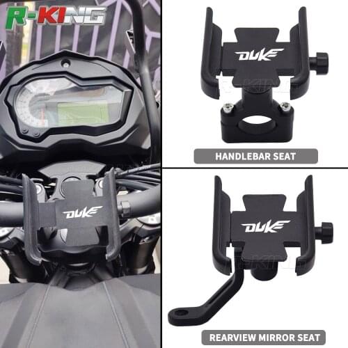 Motorcycle Handlebar Rearview Mirror Mobile Phone Holder GPS Stand Bracket For DUKE 125 200 250 690 790 DUKE390 DUKE125 RC390