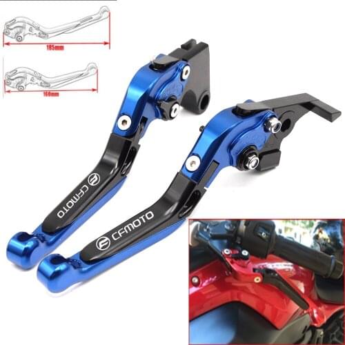 Motorcycle CNC Adjustable Foldable brake Clutch Levers For CFMOTO 150nk 150 NK 2014-2016 with Logo