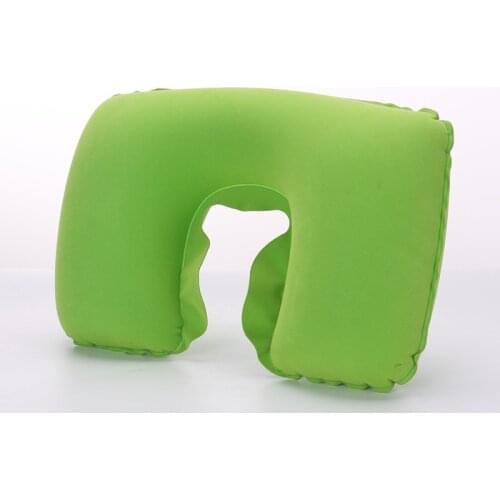 U Shaped Travel Pillow Inflatable Neck Car Head Rest Air Cushion for Travel Office Nap Head Rest Air Cushion Neck Pillow