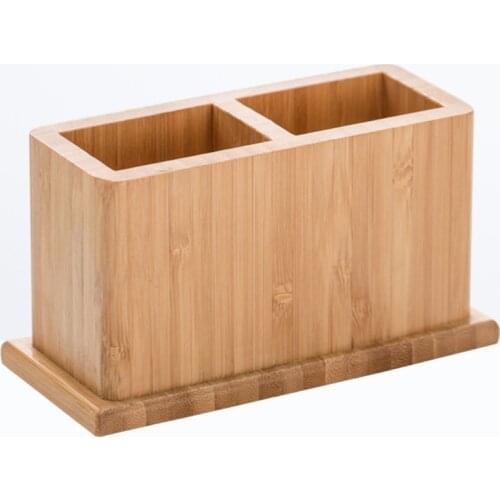 Bamboo Tableware Storage Box Simple Chopsticks Holder Cutlery Organizer for Home Kitchen