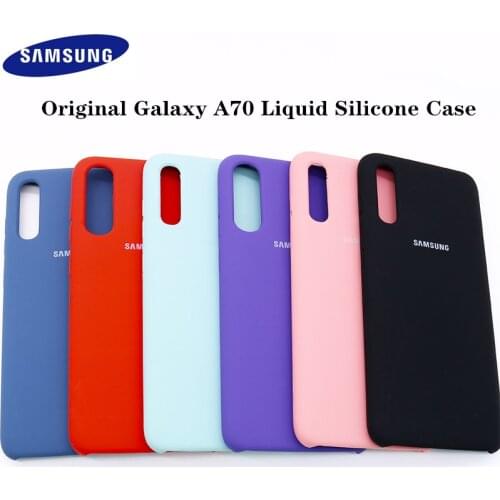 Samsung A70 Case Original Liquid Silicone Soft Protection Back Cover Samsung Galaxy A70 S Case