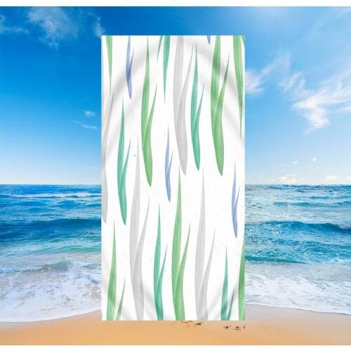 3D Colorful Leaves 150cm Round Microfiber Beach Towel Portable Towels For Adults Child Summer Toalla Yoga Mat T472
