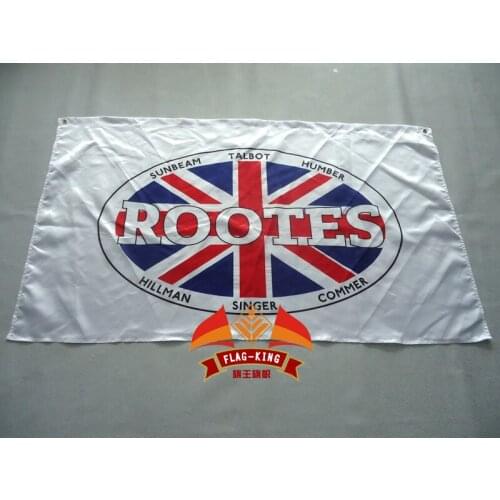 Rootes car racing flag,90*150CM polyester rootes banner