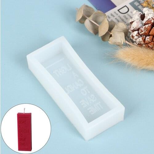 Candle Silicone Mould for Simple Cold Tone Style Aromatherapy Candle Chocolate Candy Pastry Moud Form For Candles