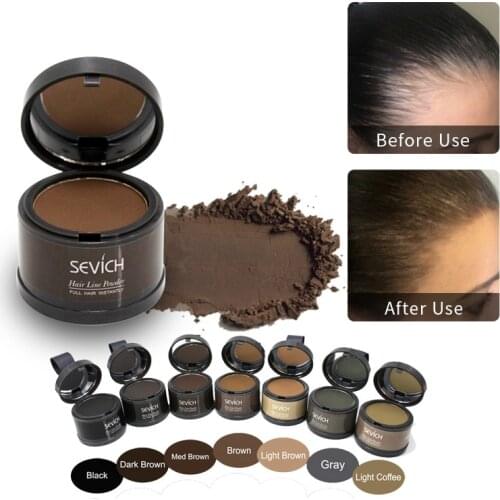 Water Proof hair line powder in hair color Edge control Hair Line Shadow Makeup Hair Concealer Root Cover Up Unisex Instantly