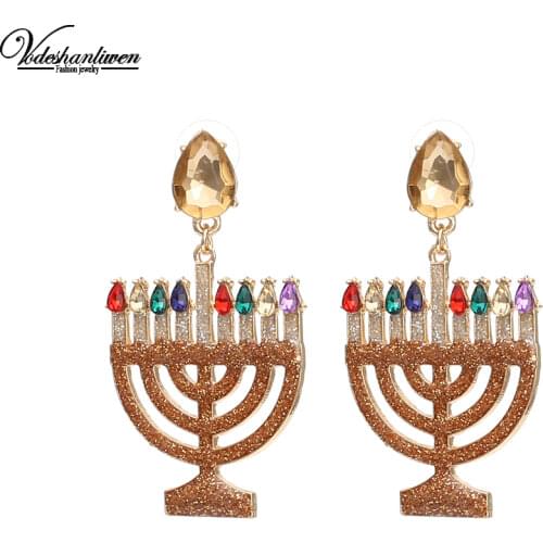 VODESHANLIWEN 2020 Goblet Drop Earrings Girls Wedding Gift Boho Handmade Accessories Wholesale