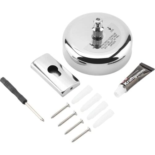 Stainless Steel Retractable Clothesline Indoor Outdoor Laundry Single Clothes Drying Mounted Retractable Round Real Line