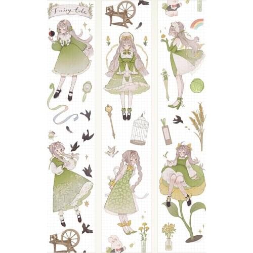 1 Loop Lilith Mercury Mirror Washi Tape New Handbill Collage Botanical Garden