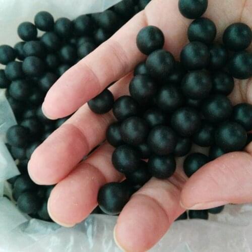 10Pcs Black Solid PP Ball Bead Diameter 10mm Plastic Polypropylene Smooth Ball Sealing Balls