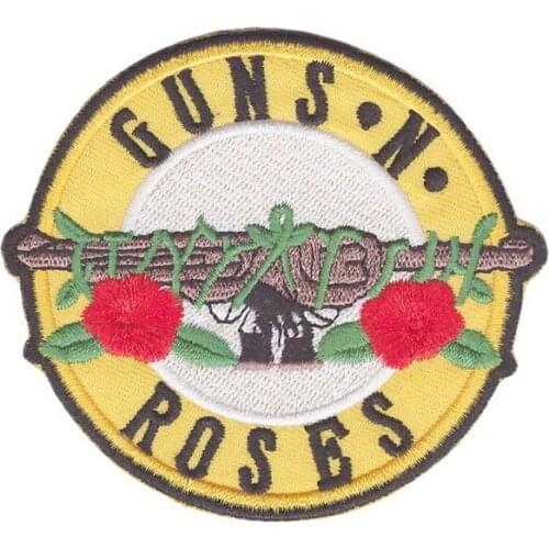 10pcs/lot Round Rose Embroidery Patches Shirt Backpack Clothing Decoration Accessories Diy Iron Heat Transfer Applique