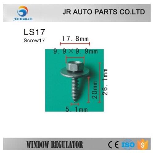 10x General screws, metal clips, water pipes
