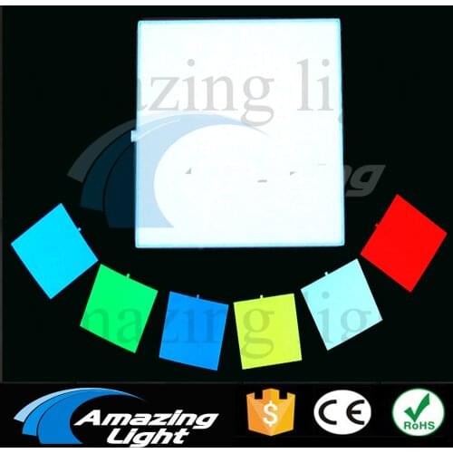 10X10CM El panel electroluminescent BackLight panel Led Board Display without Inverter