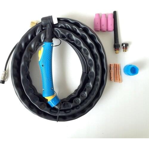 150A WP-17 WP 17 Tig Torch Complete Package 4M / 12Feet PTA DB 17 with M16x1.5mm Connection