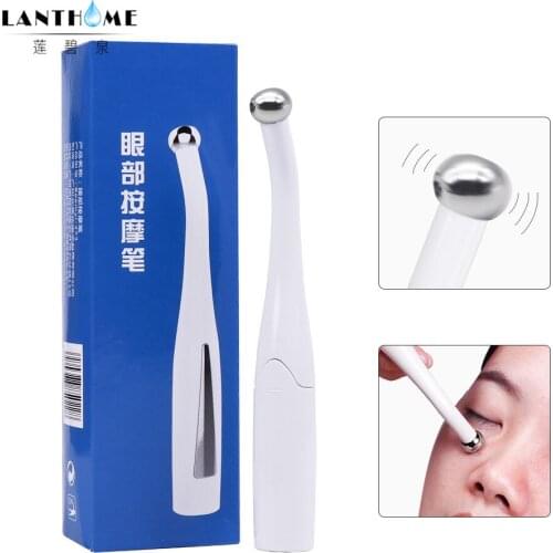 2 in 1 Electric Eye Massager Anti Aging Wrinkle Eye Patch Relief Micro-current Massage Negative Ion Importing Eyes Care Device