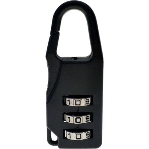 3 Digit Padlock Dial Combination Code Number Lock Padlock For Luggage Zipper Bag Backpack Handbag Suitcase Drawer Door Locks