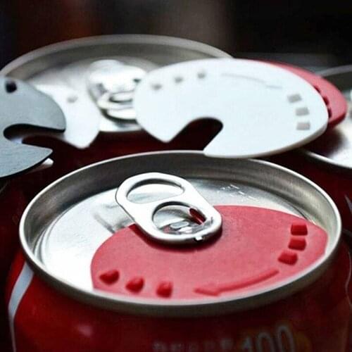 5PCS Beverage Can Lid Cap Soda Beverage Drink Snaps Tops Cover Beer Sealer