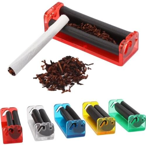 Acrylic 80mm/120mm Length Manual Tobacco Rolling Machine For Make 70mm/110mm Cigarettes Men Neccessities Smoking Accessories
