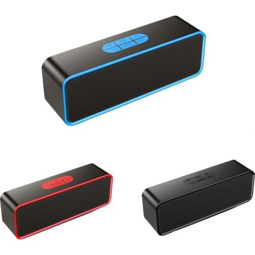 Wireless Speaker Support TF Card Bluetooth 5.0 HIFI sound quality Double Horn ABS Support TF Card Bluetooth Speaker for Travel