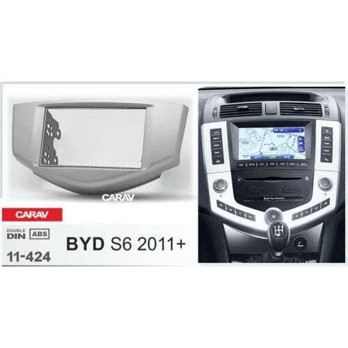 CARAV 11-424 Top Quality Radio Fascia for BYD S6 2011+ Stereo Fascia Dash CD Trim Installation Kit