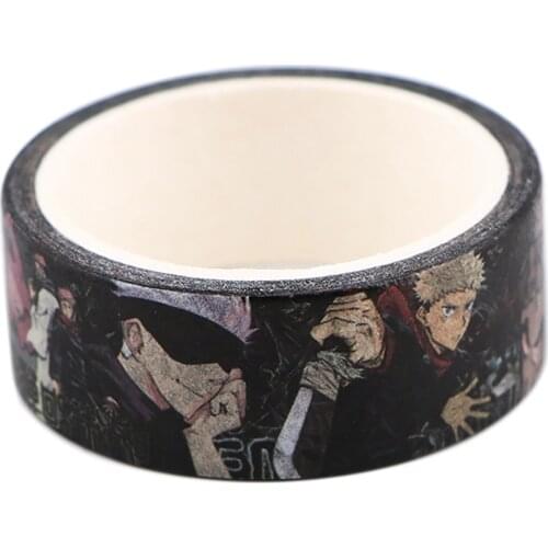 JF1030 Anime Jujutsu Kaisen Cartoon Washi Tape Paper Diy Decorative Adhesive Tape Stationery Masking Tapes Supplies