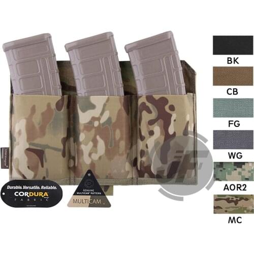 Emerson Tactical Fast Clip Front Panel EmersonGear Detachable Platebag w/ Triple M4 Magazine Pouch For 4019 / 4020 Vest