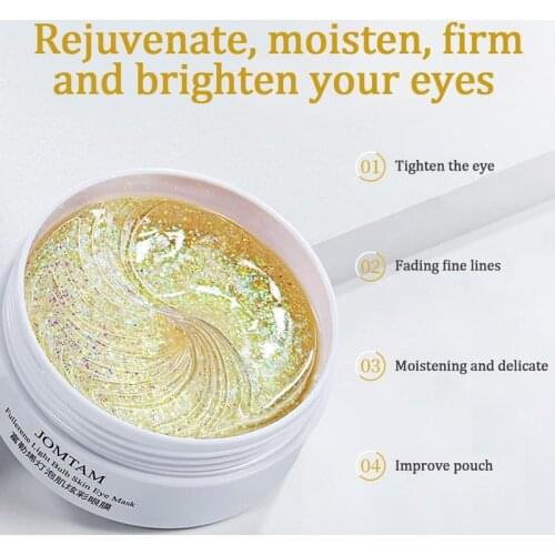 Fullerene Bulb Muscle Bright Colorful Eye Anti Wrinkle Mask Dilution Care Hydrating Eye Eye Circles Gel Mask Moisturizing D J6P2