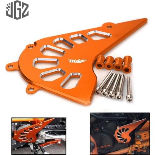 Motorcycle CNC Front Sprocket Chain Cover Guard Protective Shield Accessories For KTM Duke 125 200 250 390 RC 390 2013 - 2019