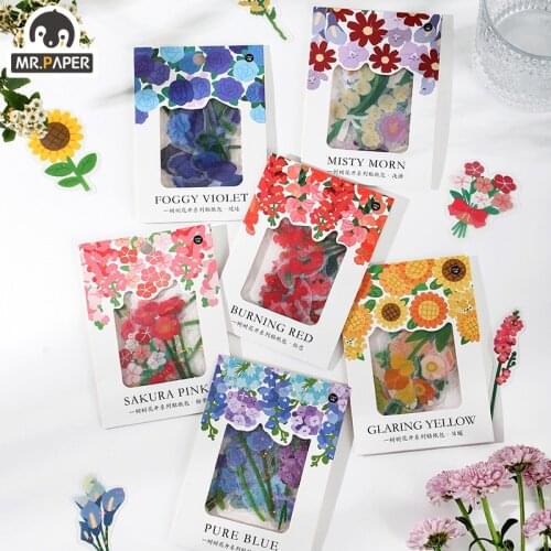 Mr.paper 4 Designs 3 Pcs/bag Sweet Strawberry Garden Series Ins Style Cute Stickers Hand Account DIY Collage Decoration Material