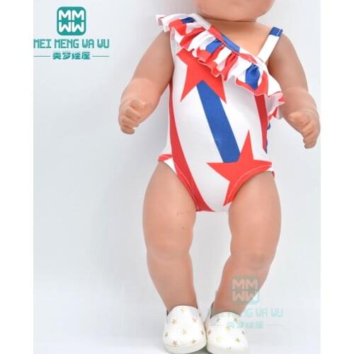 Doll Clothes fashion swimwear, dresses for 43 cm toy new born doll baby 18 Inch American doll Our Generation
