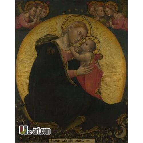 Canvas Prints (Vespro della Beata Vergine 1610) Free shipping wall art HD print oil painting on canvas for church Religion-338