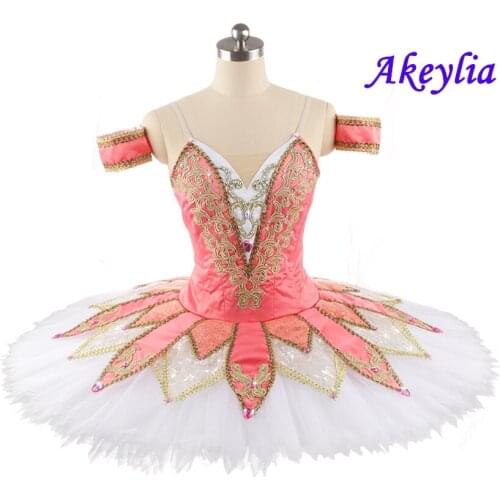 High Quality professional ballet tutu rose red white Performance dance Wear dress Pink YAGP TUTU costume Custom made for women