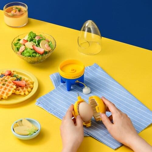 Manual Household Egg Puller Scrambler Egg White Yolk Mixer Golden Egg Blender Egg Stirring Shaker Kitchen Tool