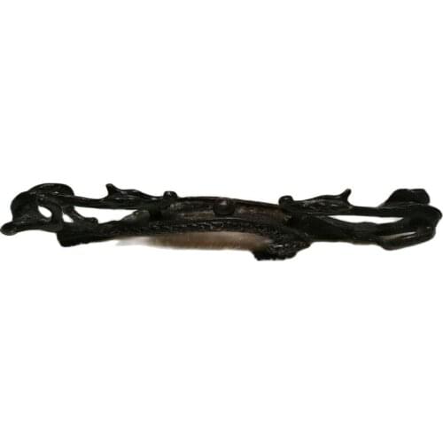 Antique style Chinese DECORATED HANDWORK BRONZE CARVING DRAGON WONDERFUL STATUE