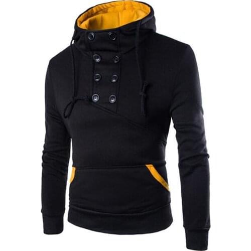 Autumn New Mens Hoodies Sweatshirts Zipper Hoodie Men Sweatshirt Solid Color Man Hoody Sweatshirts For Male
