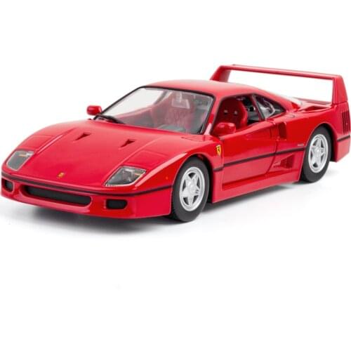 1:24 High Simulation F40 Super Racing Alloy Sports Car Metal Model Decoration Gift Toys for Children Gifts