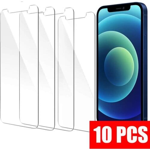 X XS MAX 6 6s 7 8 Plus 5 5s SE 2020 Screen Protector Film Protector 10 PCS/Lot 5PCS 3 Tempered Glass For iPhone 12 Mini 11 Pro