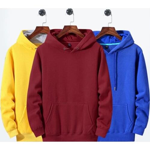 Womens fleece Hooded Sweatshirt autumn and winter European and American fashion 2021 womens Pullover warm pocket Hooded Jacket