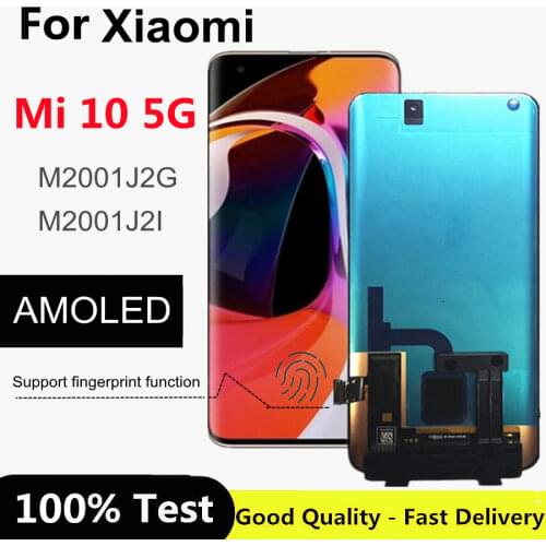 6.67" For Xiaomi Mi 10 Mi10 PRO 5G M2001J1G M2001J2G M2001J2I LCD Display Touch Screen Digitizer Assembly Replacement