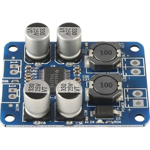 1pcs Digital Power Amplifier TPA3118 PBTL Mono Digital Audio Power Amplifier Module DC12V-24V 1X60W Amplifier Board