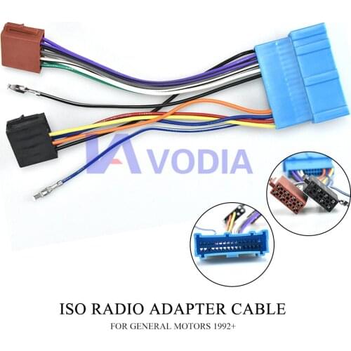 12-041 ISO Wiring Harness For Buick 1995-2004 Cadillac Oldsmobile Auto Radio Adapter Connector Power Cable Adaptor Plug Wire