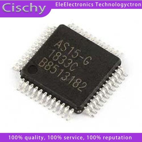 5PCS AS15-F QFP AS15F LQFP AS15-G AS15-U AS15-HG AS15-HF RM5101 AS15 QFP-48 new and original IC In stock