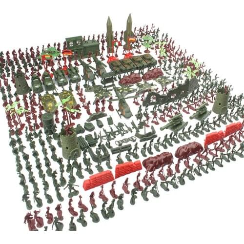 519PCS Military Soldiers Figures Accessories Playset Toys Set for Kids Children Boys Girls Birthday Christmas New Year Gift
