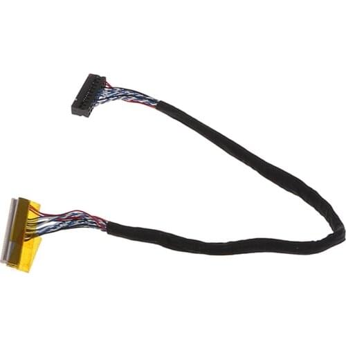 667A Universal FIX 30 Pin 1ch 6bit LVDS Cable 26cm For 14.1-15.6inch LCD Panel