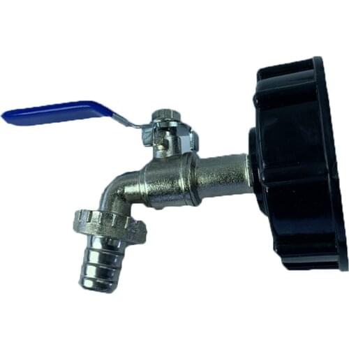 Yard Garden IBC Tank Adapter,1/2'' Water Tap Hose Connector,Water Faucet Ball Fitting Kit,15mm Outlet