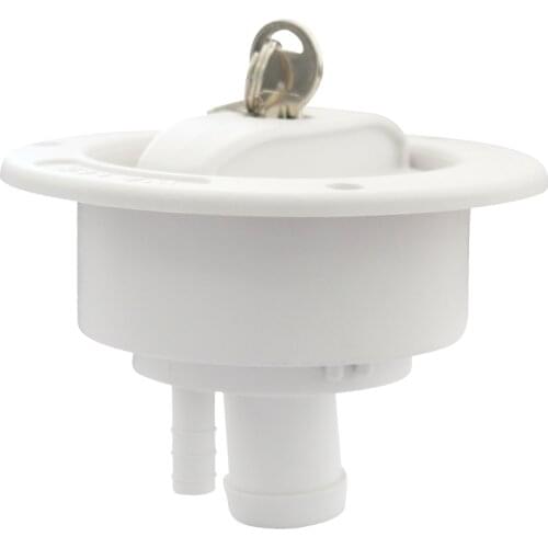 Caravan Accessories RV Modified Gravity Water Inlet With Lock Key Water Tank Inlet Hatch Camper Trailer RV Lock Door