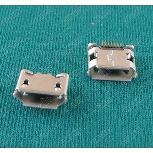 Free Shipping 100pcs Micro USB 5P,5-pin Micro USB Jack,5Pins Micro USB Connector Tail Charging socket mini USB