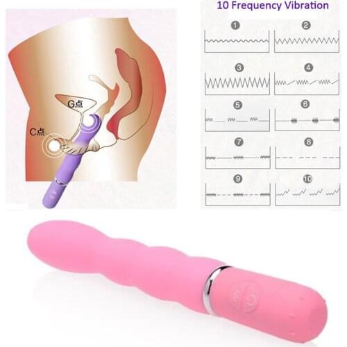 CamaTech Powerful 10 Speeds G Spot Vibrator for Women Silicone Waterproof Female Vagina Clitoris Massager Masturbation Sex Toys