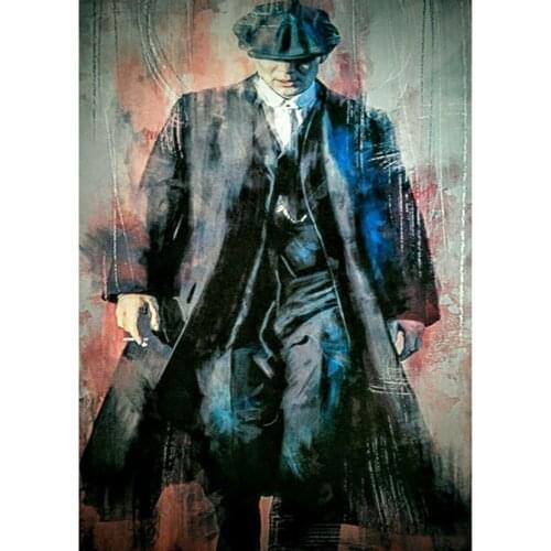 Peaky Blinders Diy Paint Diamond Painting Accessories Movie Film Mosaic Cross Stitch Kit Handmade Crafts Adults Home Decor